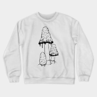Ink Cap Mushrooms Crewneck Sweatshirt